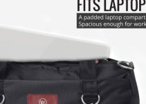 gym bag with laptop compartment